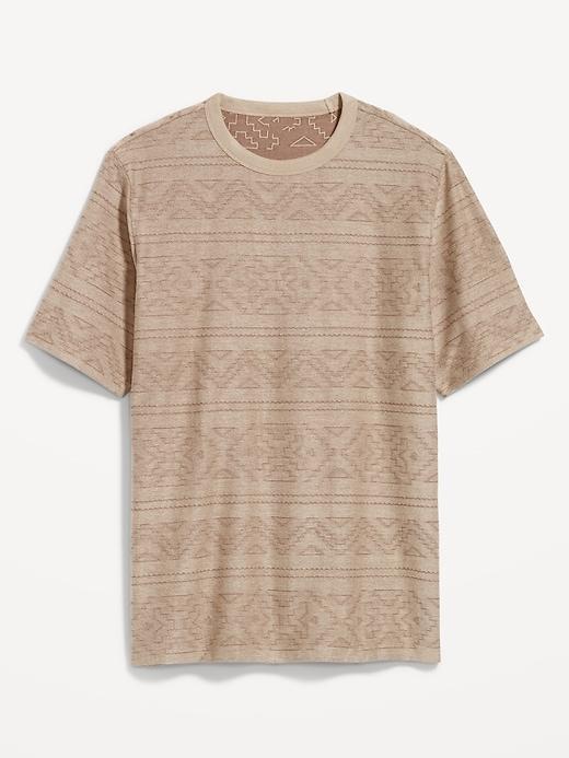 Textured-Bouclé T-Shirt Product Image