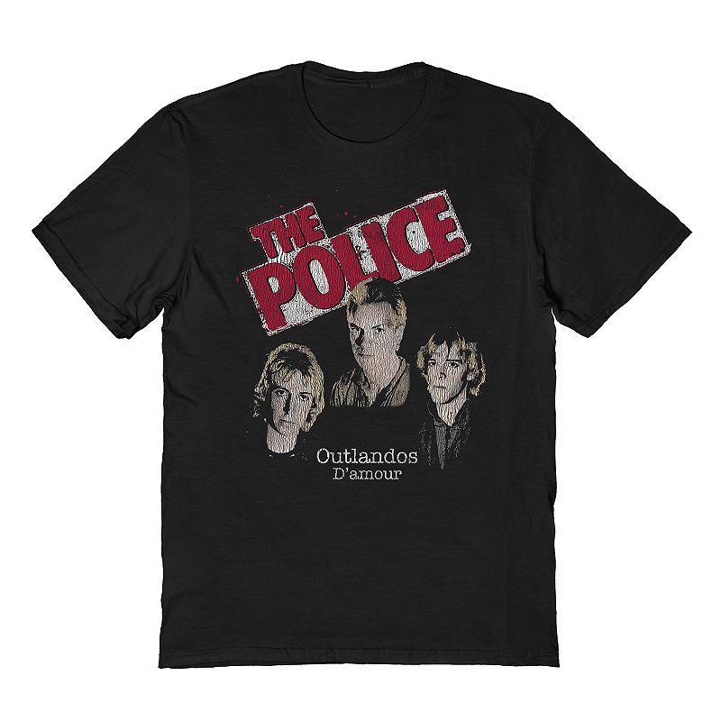 Mens The Police Tee Black Product Image