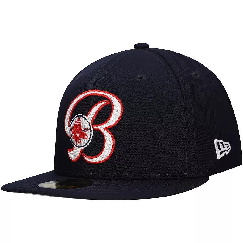 Mens New Era Boston Red Sox Duo Logo 2.0 59FIFTY Fitted Hat Blue Product Image