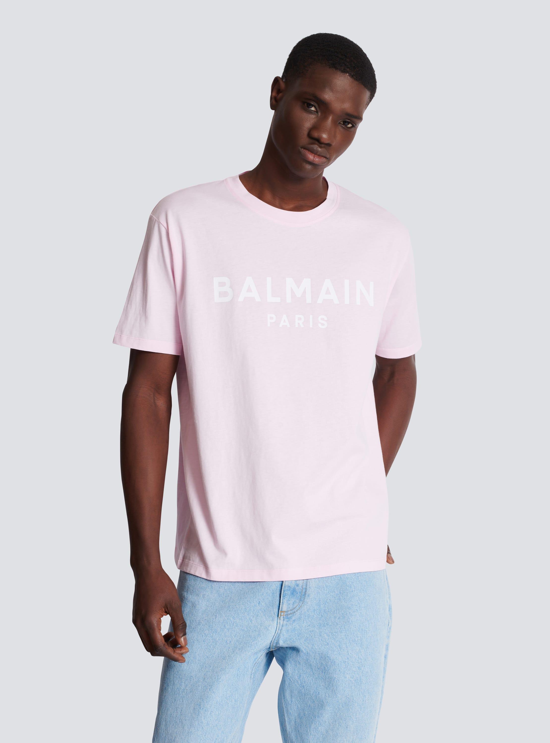 Printed Balmain Paris short-sleeved T-shirt Product Image