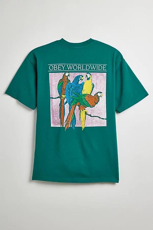 OBEY Respect & Protect Heavyweight Tee Mens at Urban Outfitters Product Image