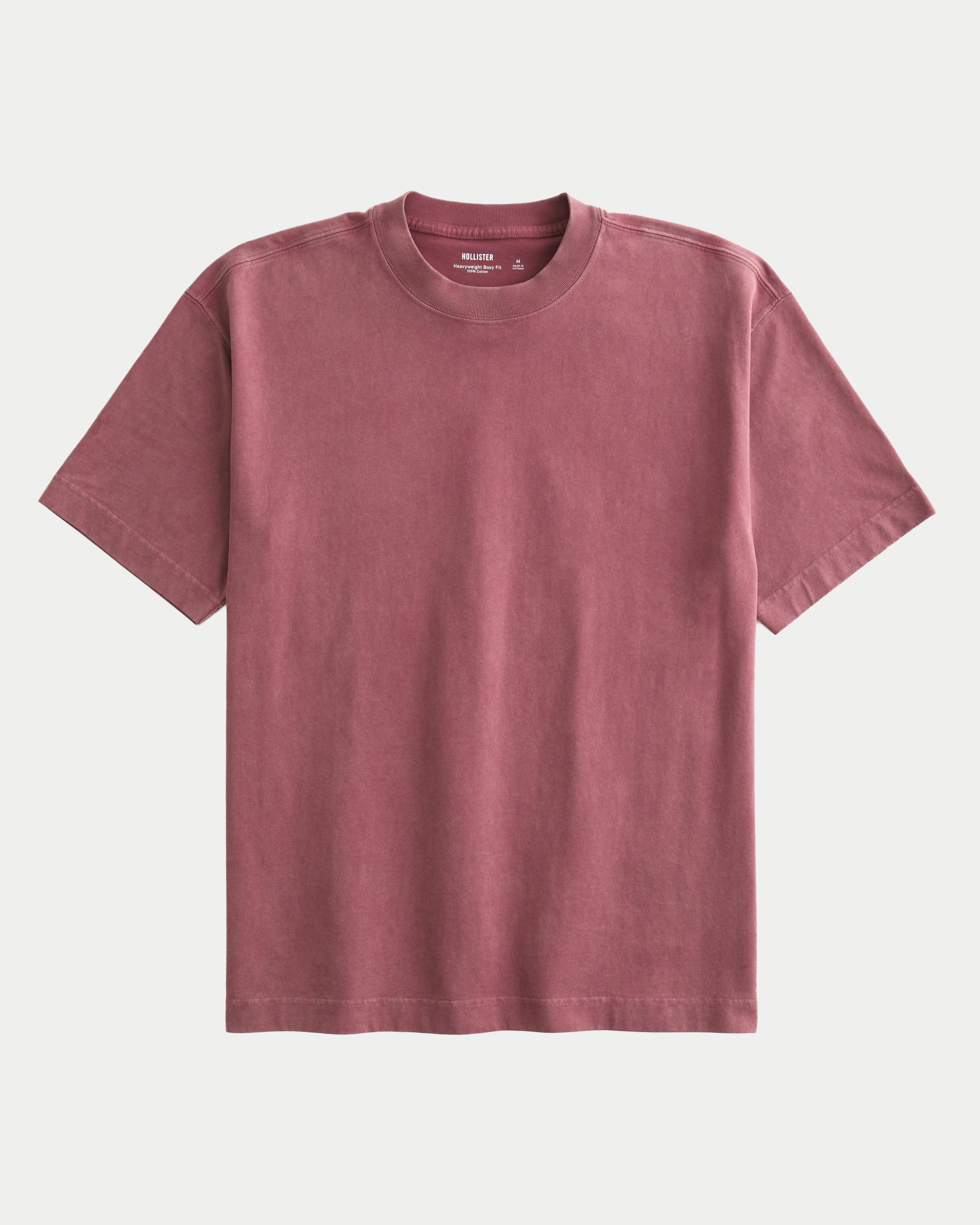 Boxy Heavyweight Washed Crew T-Shirt Product Image