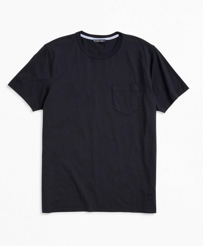 Washed Supima® Cotton Pocket Crewneck T-Shirt Product Image