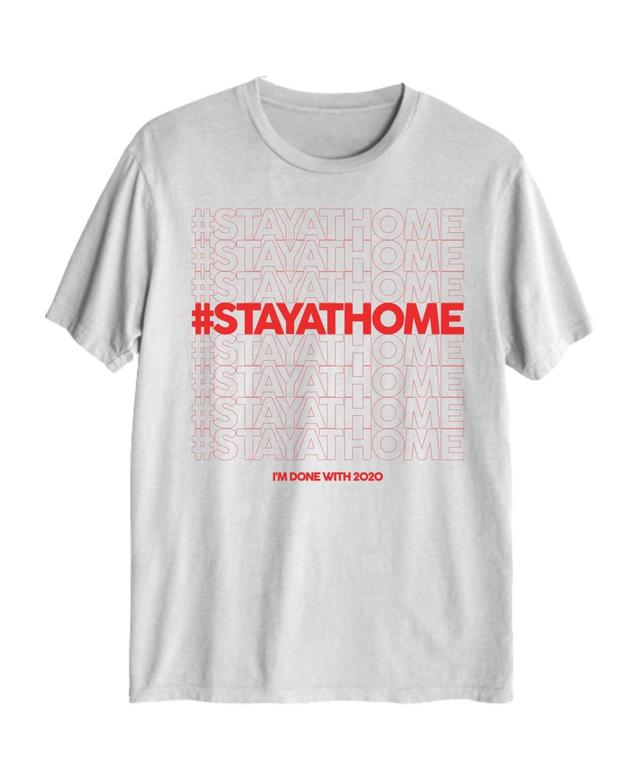 Hybrid Mens Stay at Home Graphic T-Shirt Product Image