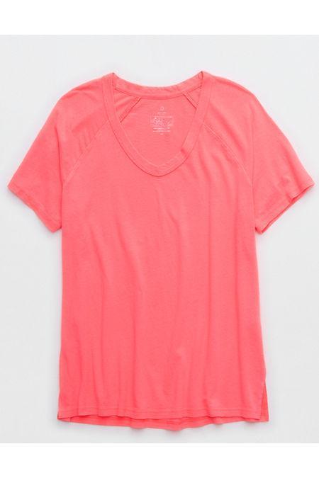 OFFLINE By Aerie Bouncy Cotton Scoop Neck T-Shirt Women's Product Image