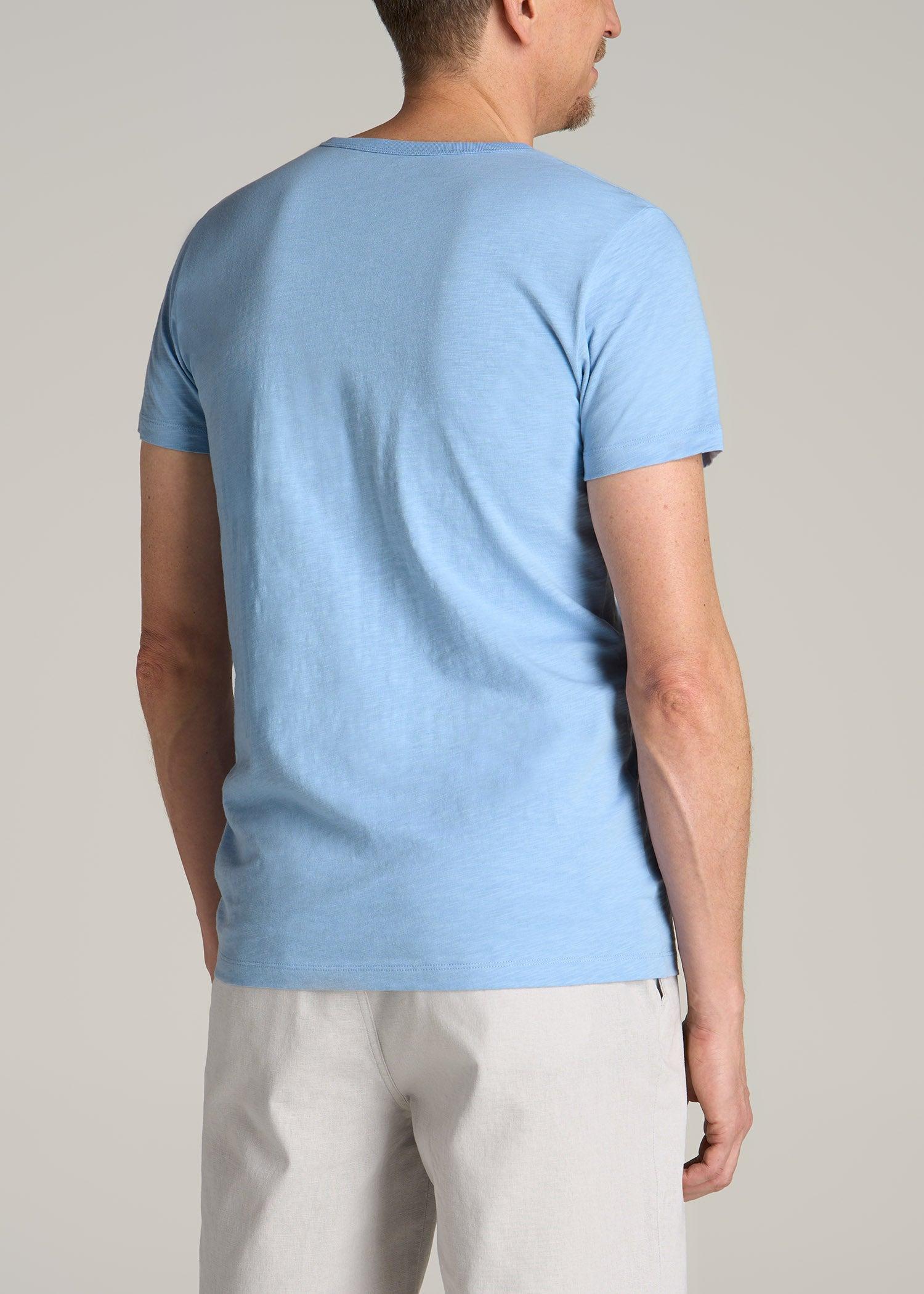 Sunwashed Slub Pocket T-Shirt For Tall Men in Mint Product Image