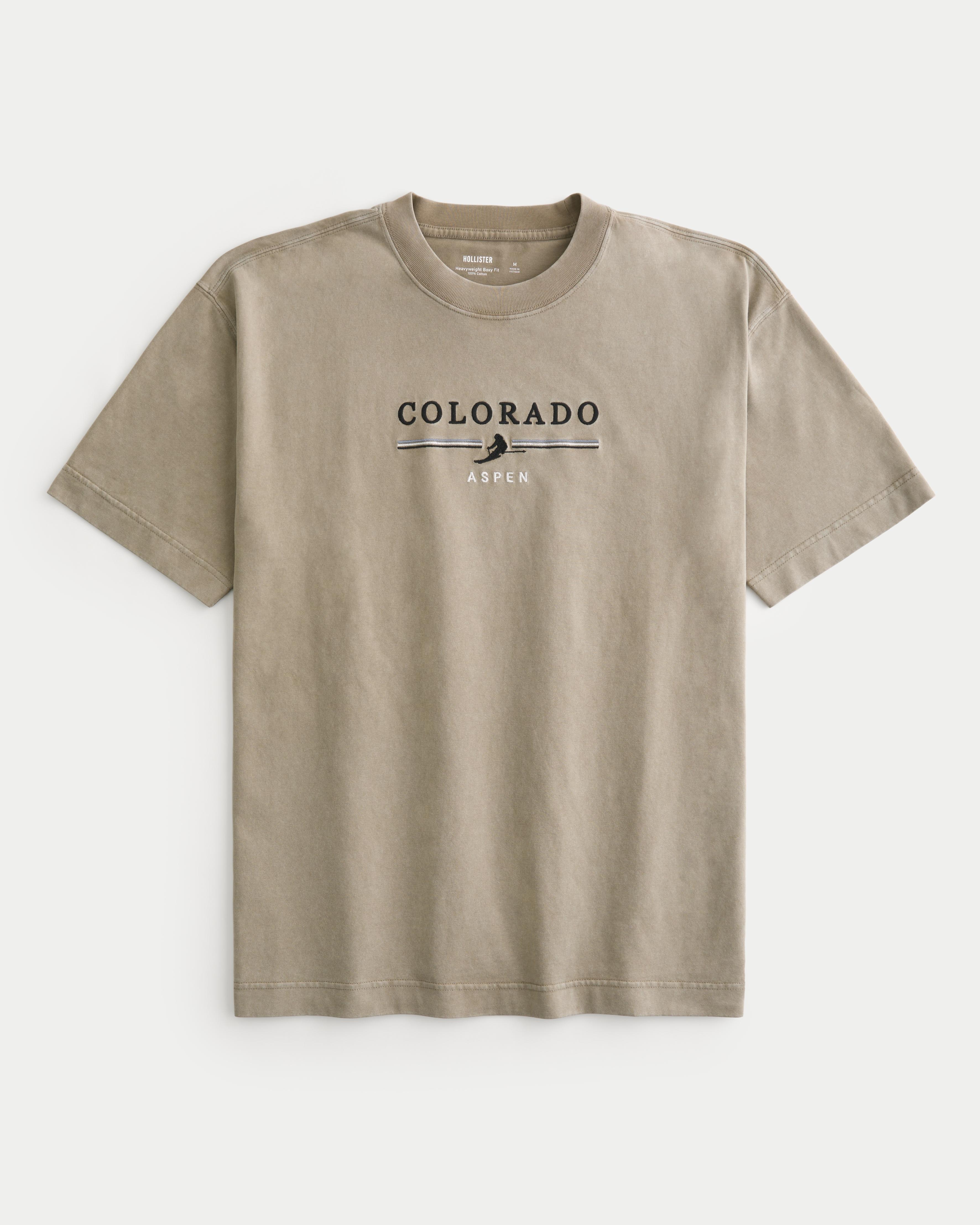 Boxy Heavyweight Aspen Colorado Graphic Tee Product Image