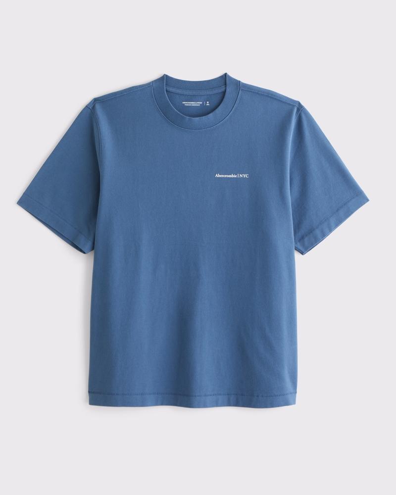 Premium Heavyweight Micro-Logo Tee Product Image