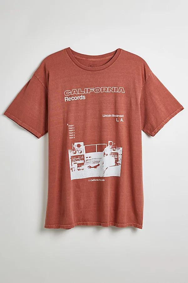 California Records Graphic Tee Mens at Urban Outfitters Product Image