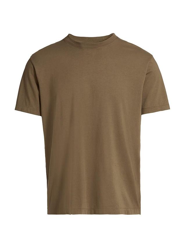 Mens Short-Sleeve Logo Cotton T-shirt Product Image