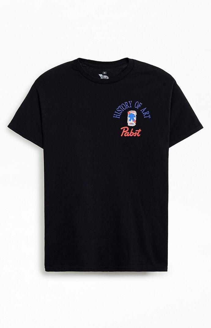 Men's Pabst Blue Ribbon Art T-Shirt Product Image