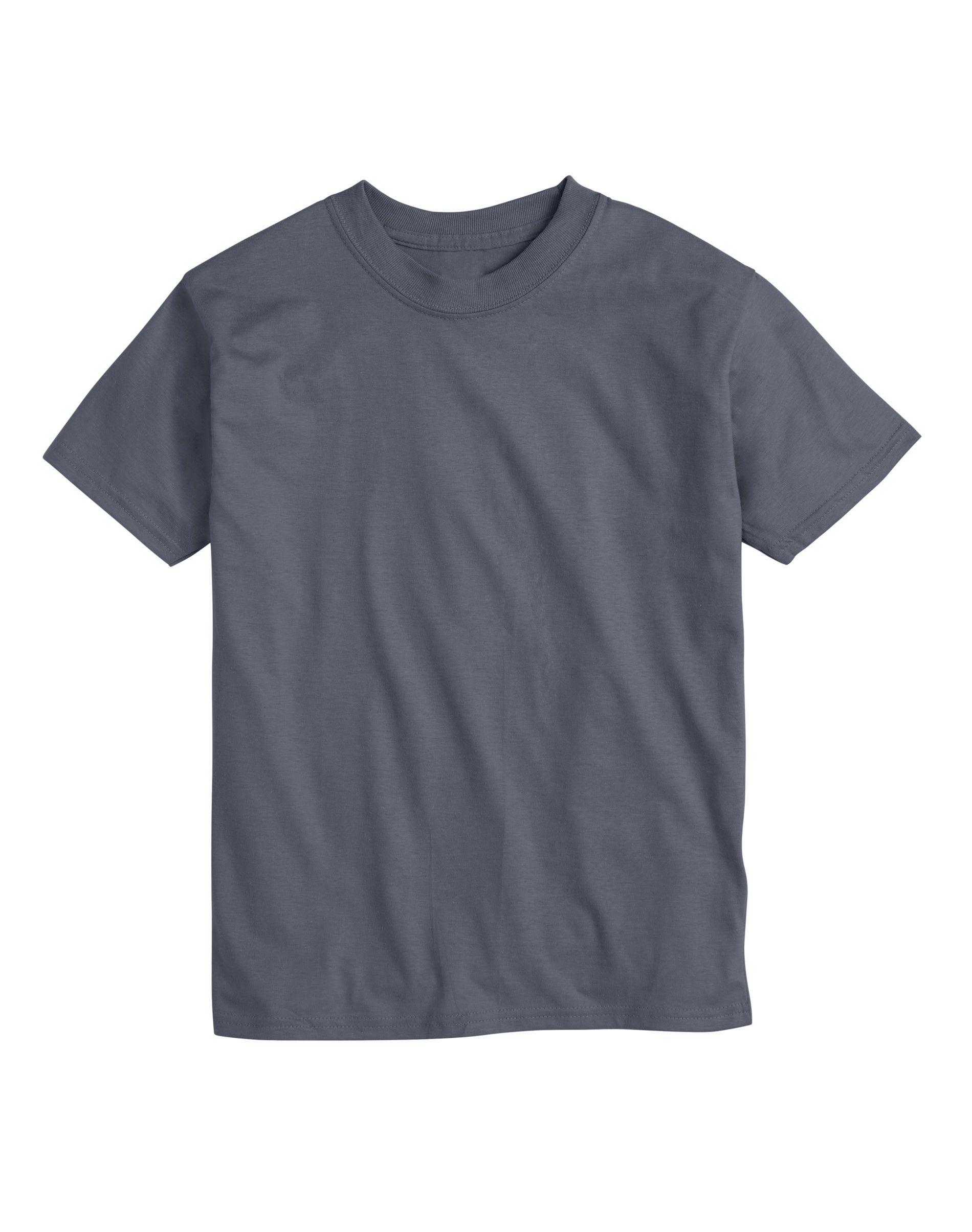 Hanes Beefy-T Mens T-Shirt, Value 2-Pack (Big & Tall Available) Navy L Product Image