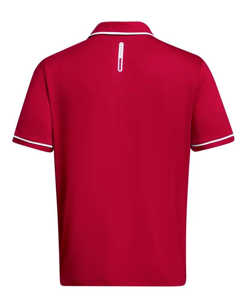 Men's UA Tee 2 Green Collegiate Tipped Polo Product Image