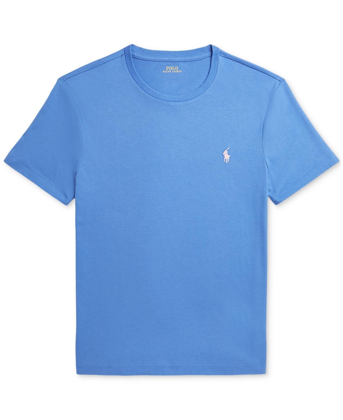 Polo Ralph Lauren Classic Fit Crew Neck Tee (Maidstone Blue) Men's T Shirt Product Image