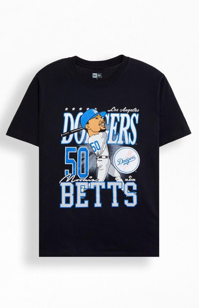 New Era Men's LA Dodgers Mookie Betts Caricature T-Shirt Product Image