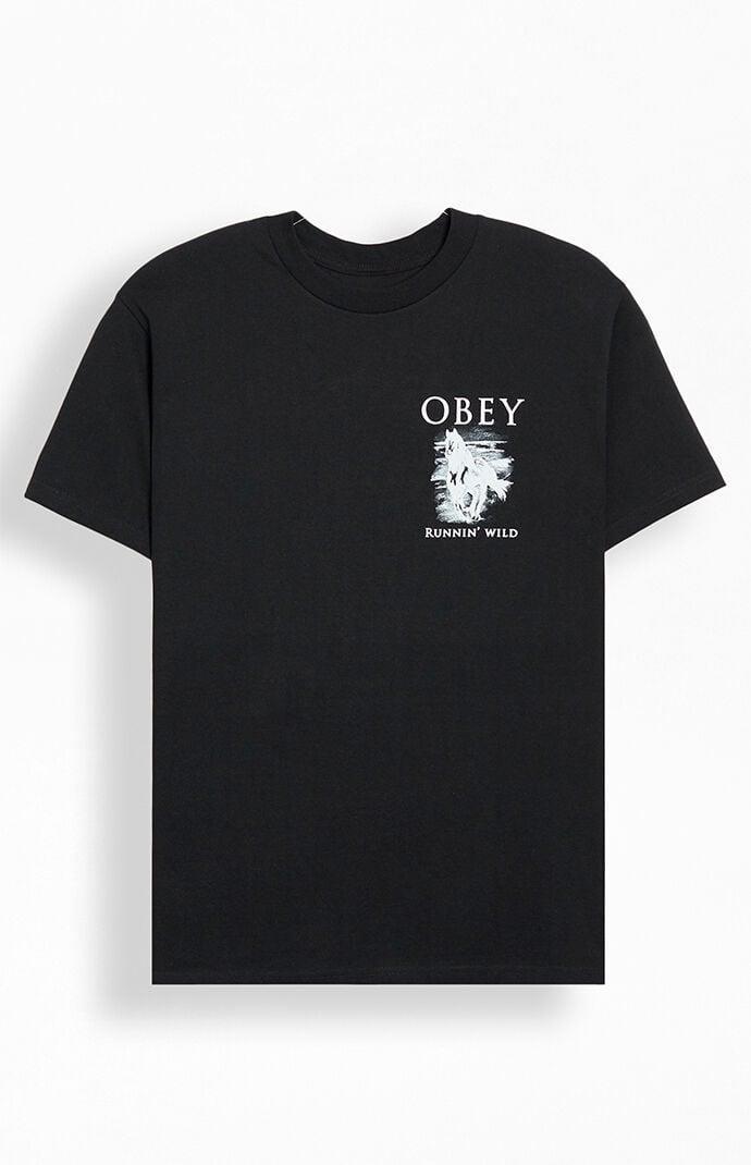 Obey Men's Runnin' Wild T-Shirt Product Image