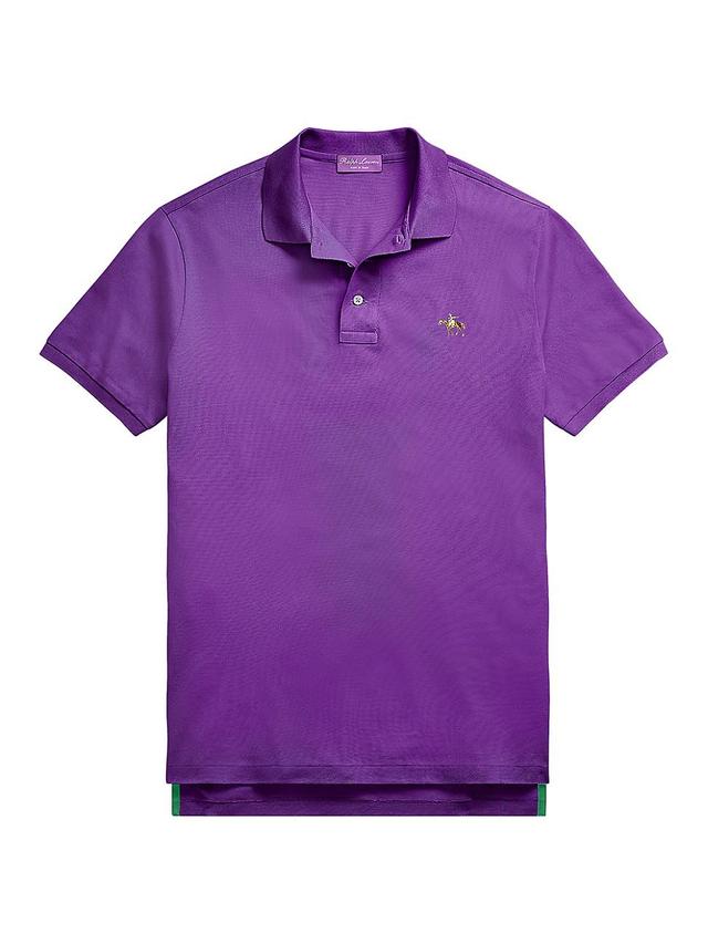 Mens Cotton Pique Standing Horse Polo Product Image