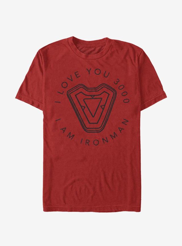 Marvel Avengers : Endgame Iron Man's Heart T-Shirt Product Image