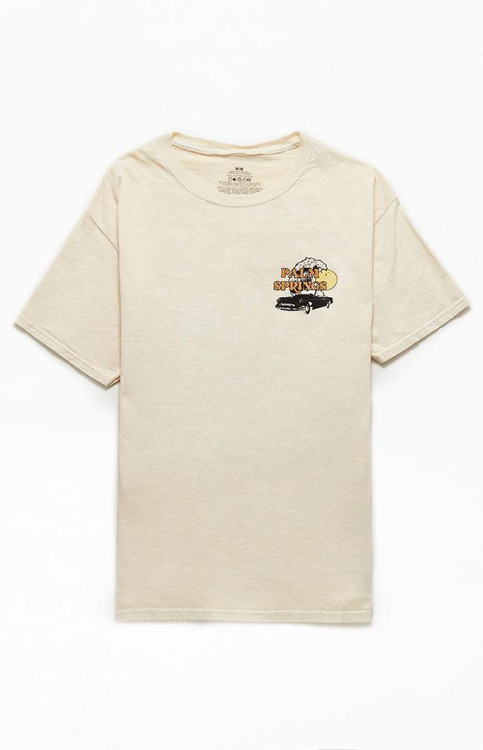 PacSun Mens Palm Springs T-Shirt - Naturalarge Product Image