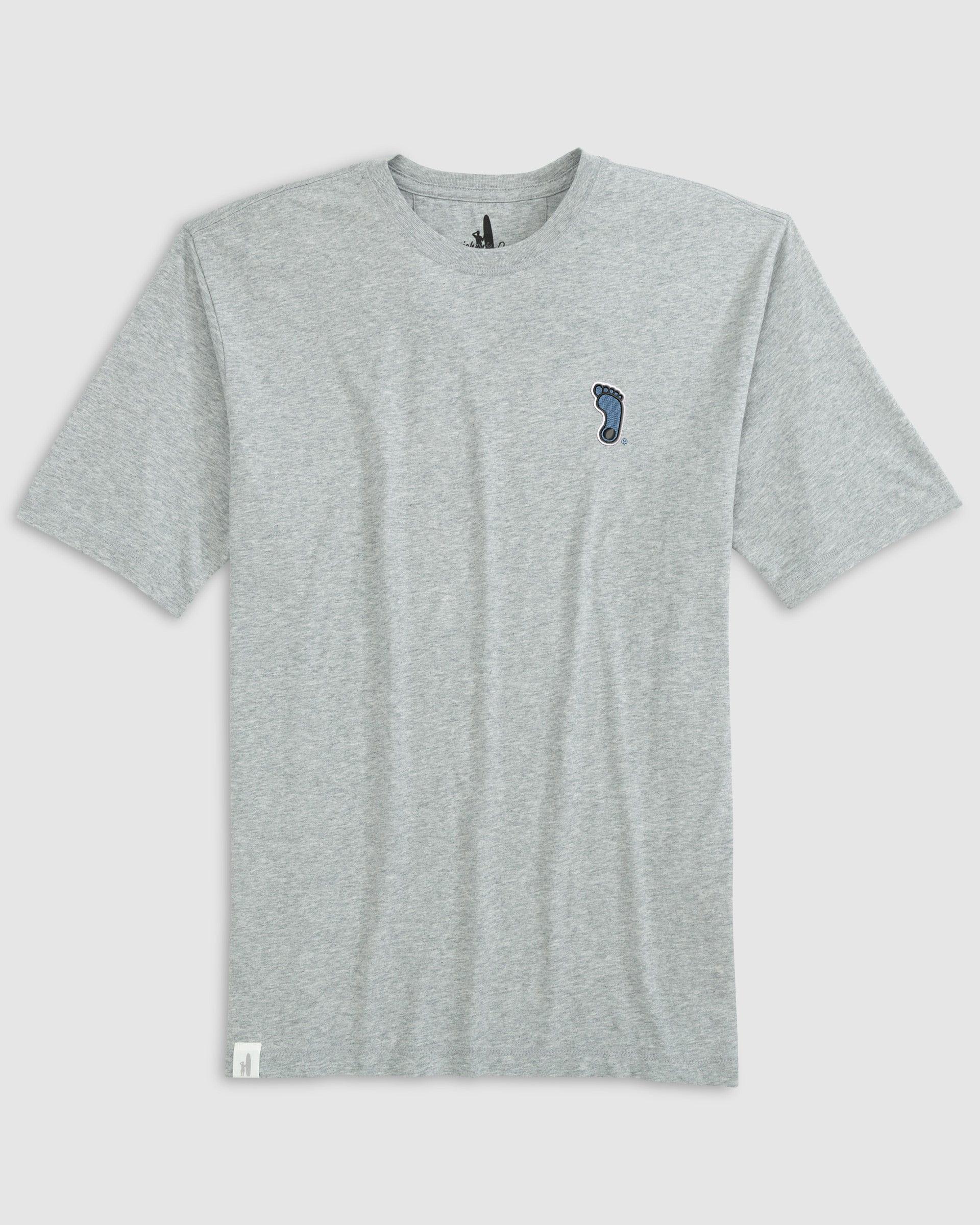 North Carolina Heathered Spencer Cotton T-Shirt Male Product Image