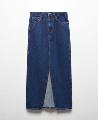 MANGO Denim Midi Skirt product image