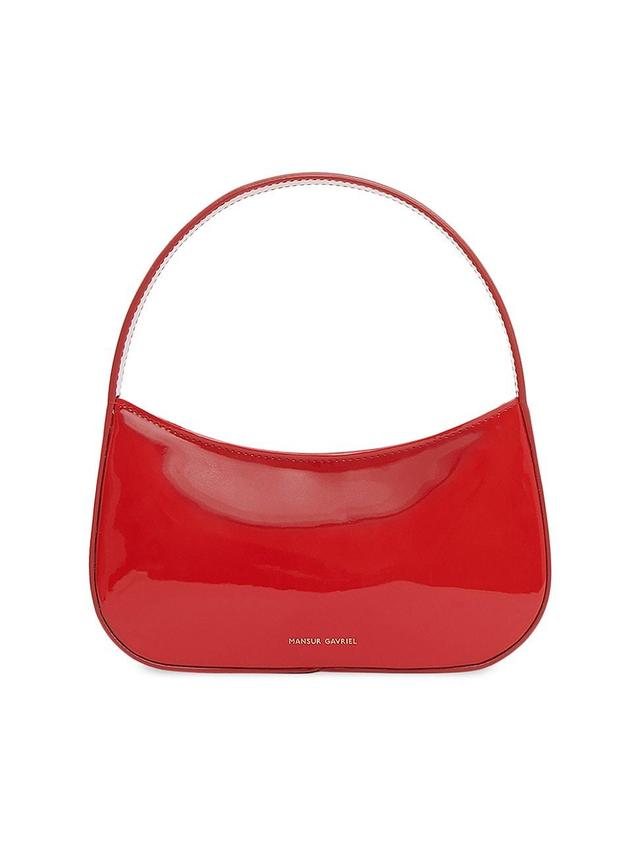 Womens Bonbon Laminated Leather Top Handle Bag Product Image