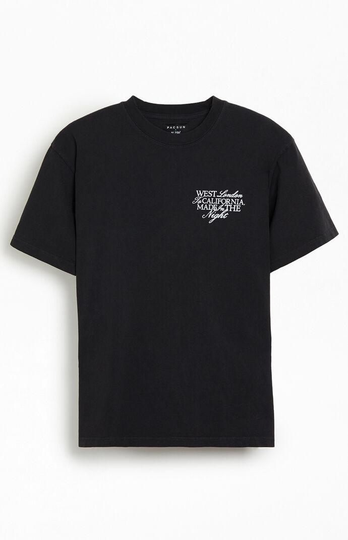 Nightlab Men's West London To CA Oversized T-Shirt Product Image