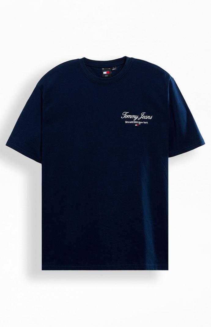 Tommy Jeans Mens Serif Luxe T-Shirt Product Image