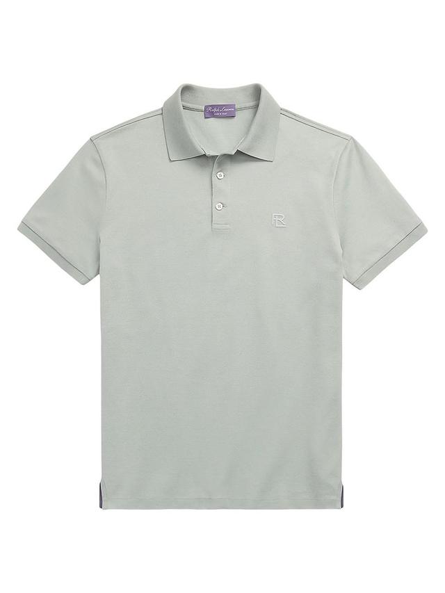 Mens Cashmere-Blend Polo Shirt Product Image