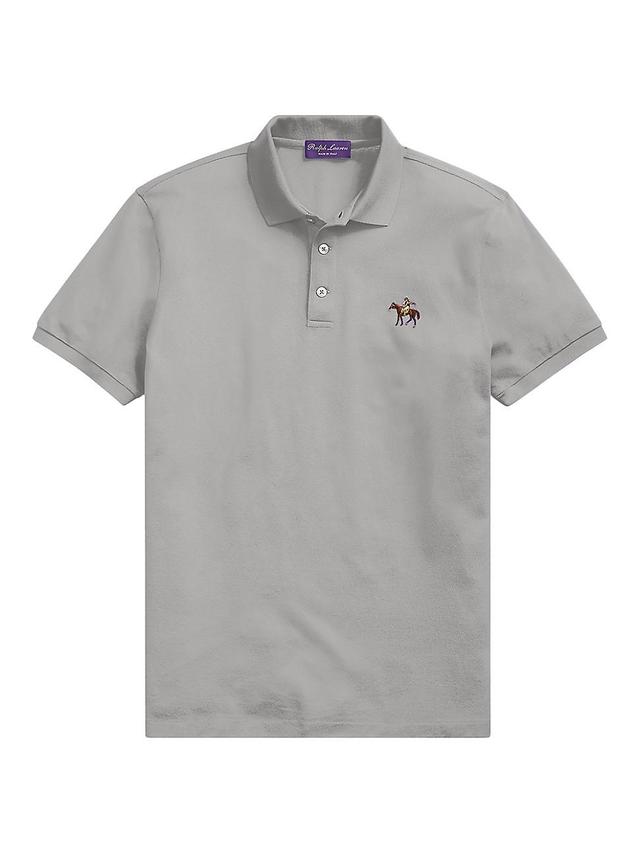 Mens Cotton Pique Standing Horse Polo Product Image