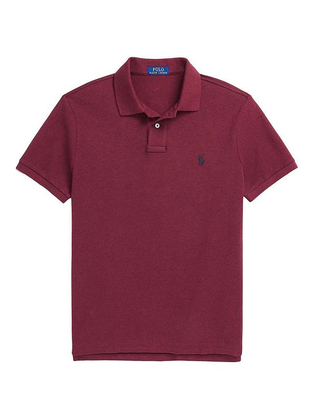 Mens Basic Mesh Polo Shirt Product Image