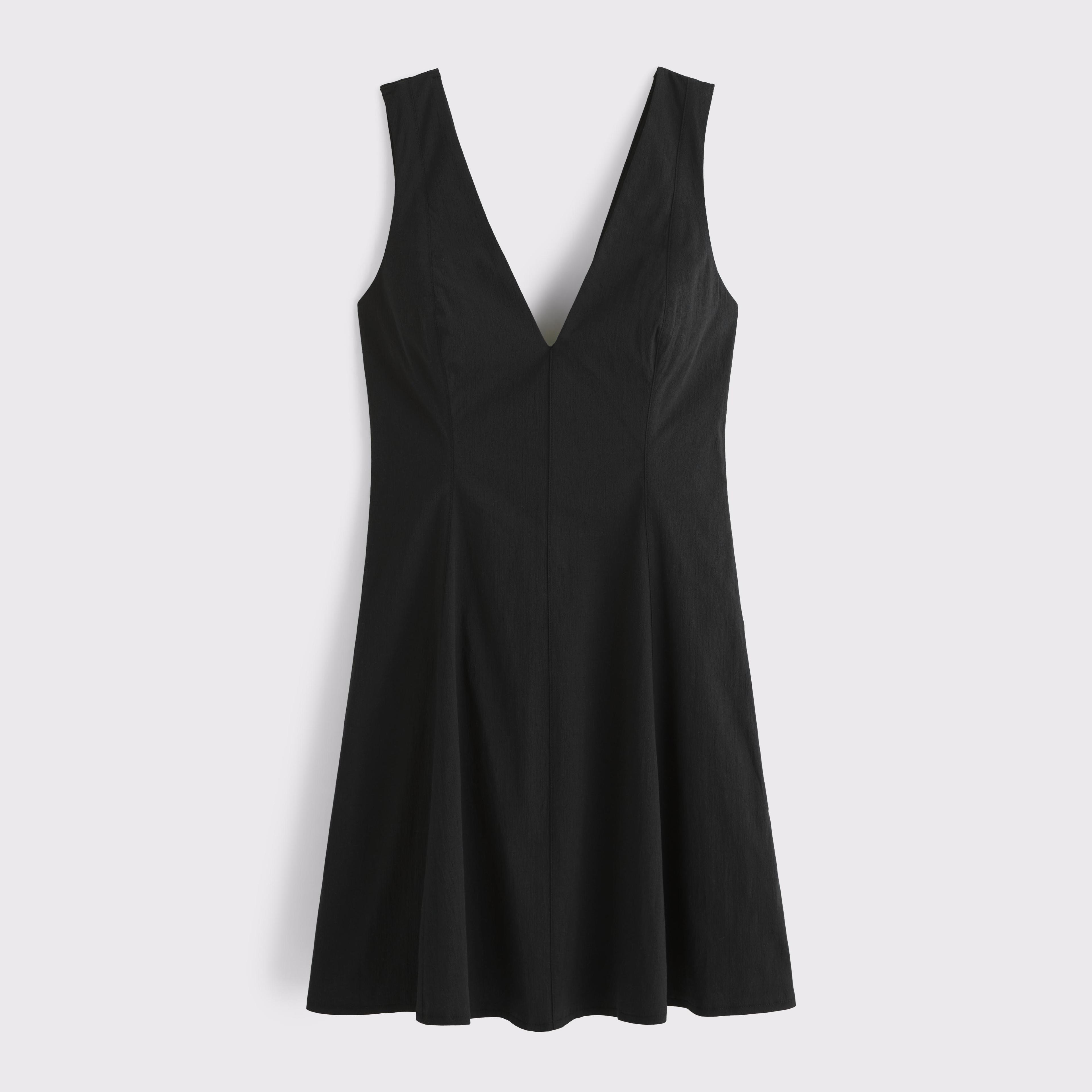 The A&F Mila V-Neck Mini Dress Product Image