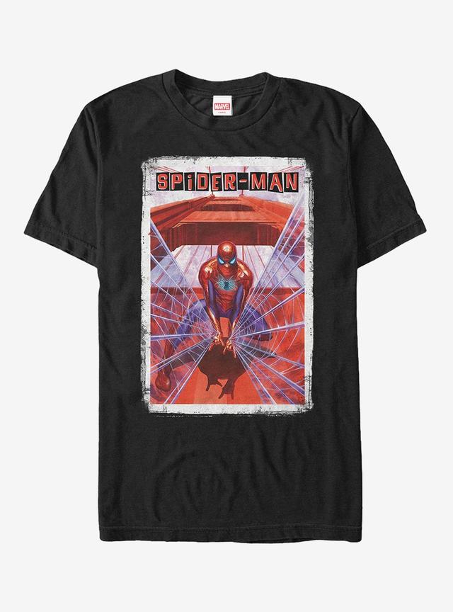 Marvel Spider-Man Web Page T-Shirt Product Image