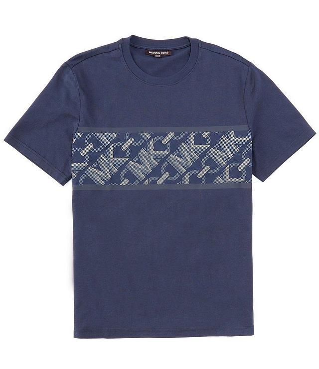 Michael Kors Jumbo Empire Stripe Logo Short Sleeve T-Shirt Product Image