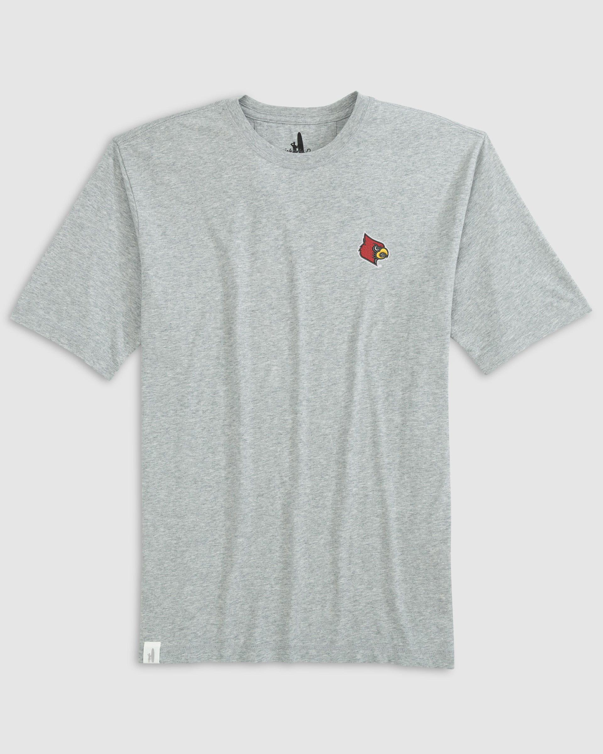 johnnie-O University of Louisville Heathered Spencer Cotton T-Shirt Product Image