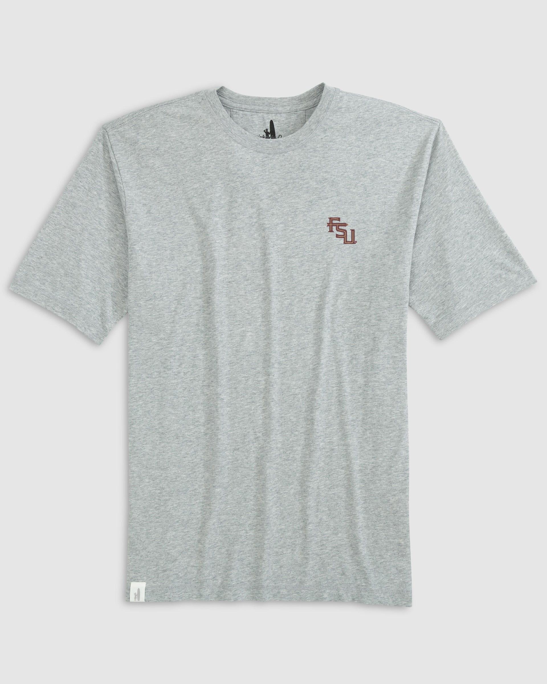 University of Louisville Heathered Spencer Cotton T-Shirt Male Product Image