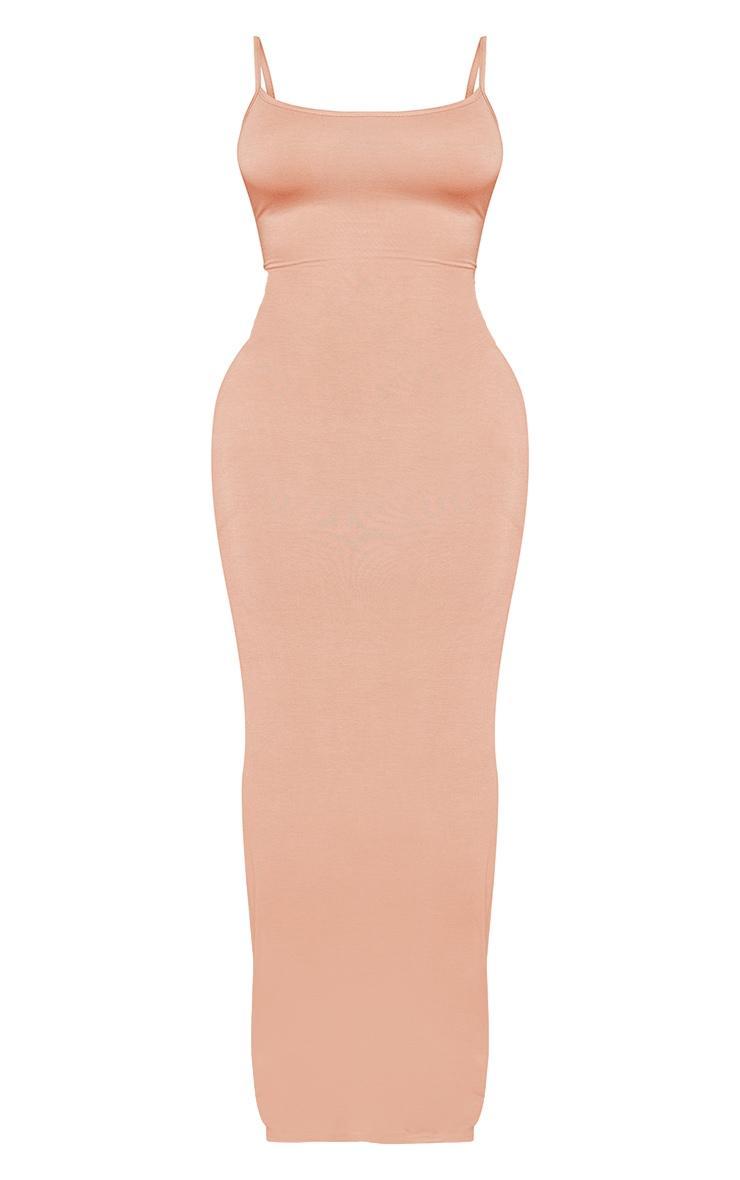 Shape Camel Jersey Strappy Maxi Dress Product Image