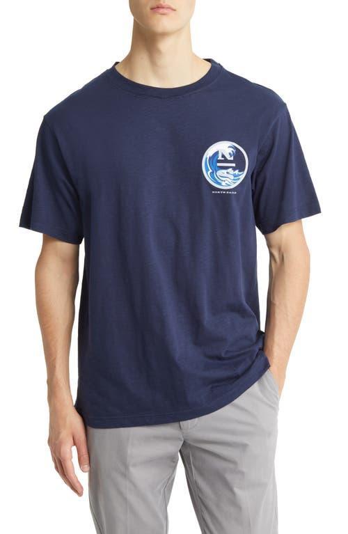 NORTH SAILS Wave Cotton Graphic T-Shirt Product Image