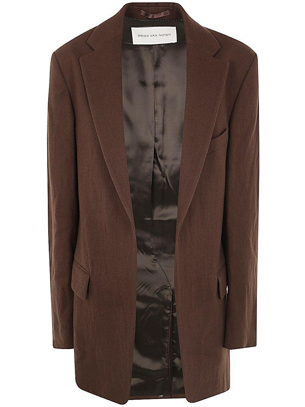 00500 Blur 9346 W.w.jacket Clothing In Brown Product Image