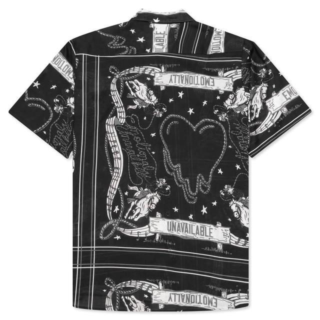 Rodeo Bandana S/S Shirt - Black Male Product Image