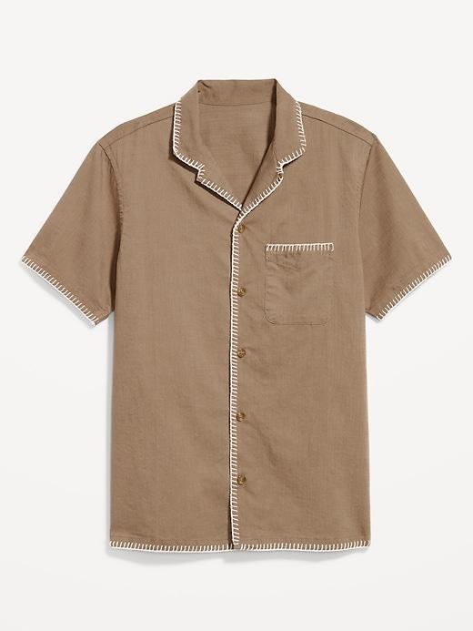 Short-Sleeve Camp Shirt Product Image