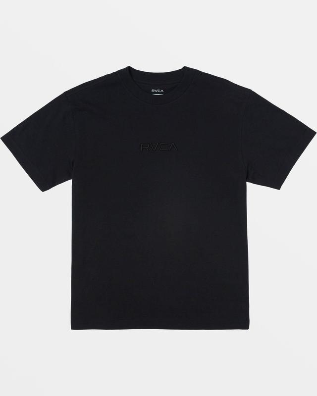 Small RVCA Embroidery T-Shirt - Black Product Image