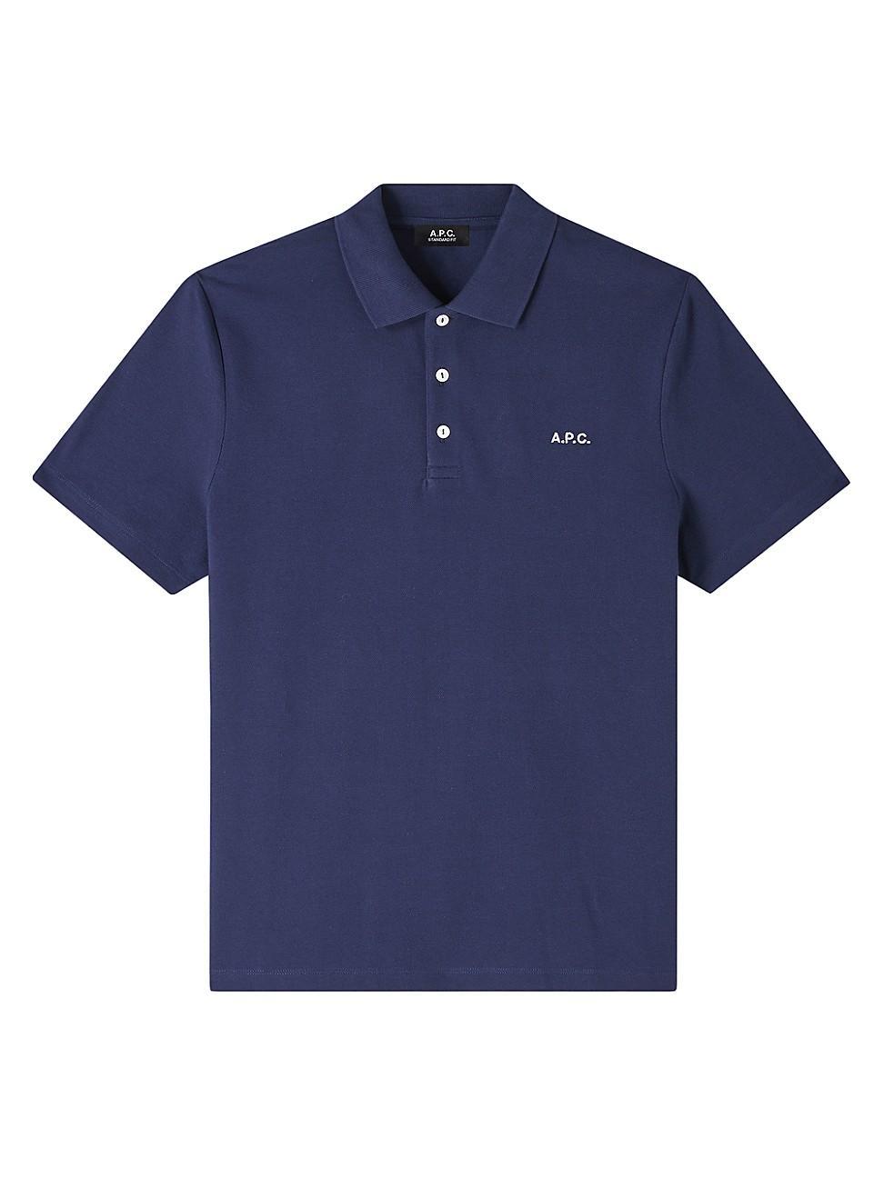 Mens Cotton Polo Shirt Product Image