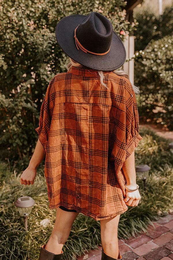 Fall Vibes Corduroy Button Up Product Image