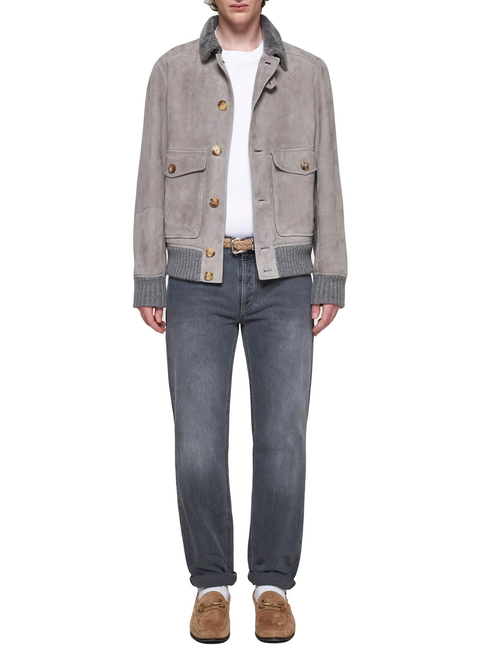 BRUNELLO CUCINELLI Coats In Grey Product Image