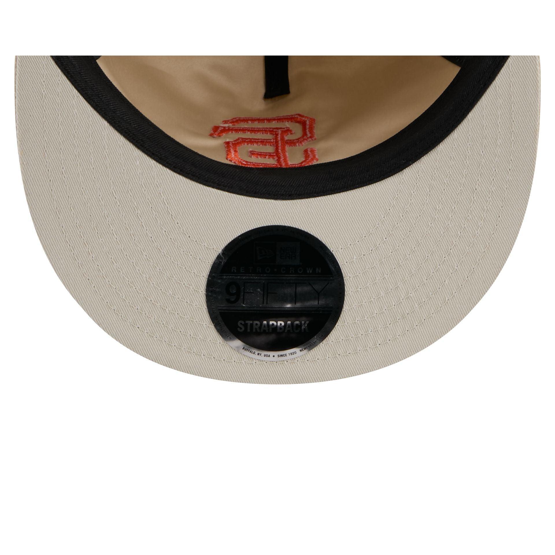 San Francisco Giants Brushed Nylon Retro Crown 9FIFTY Adjustable Hat Male Product Image