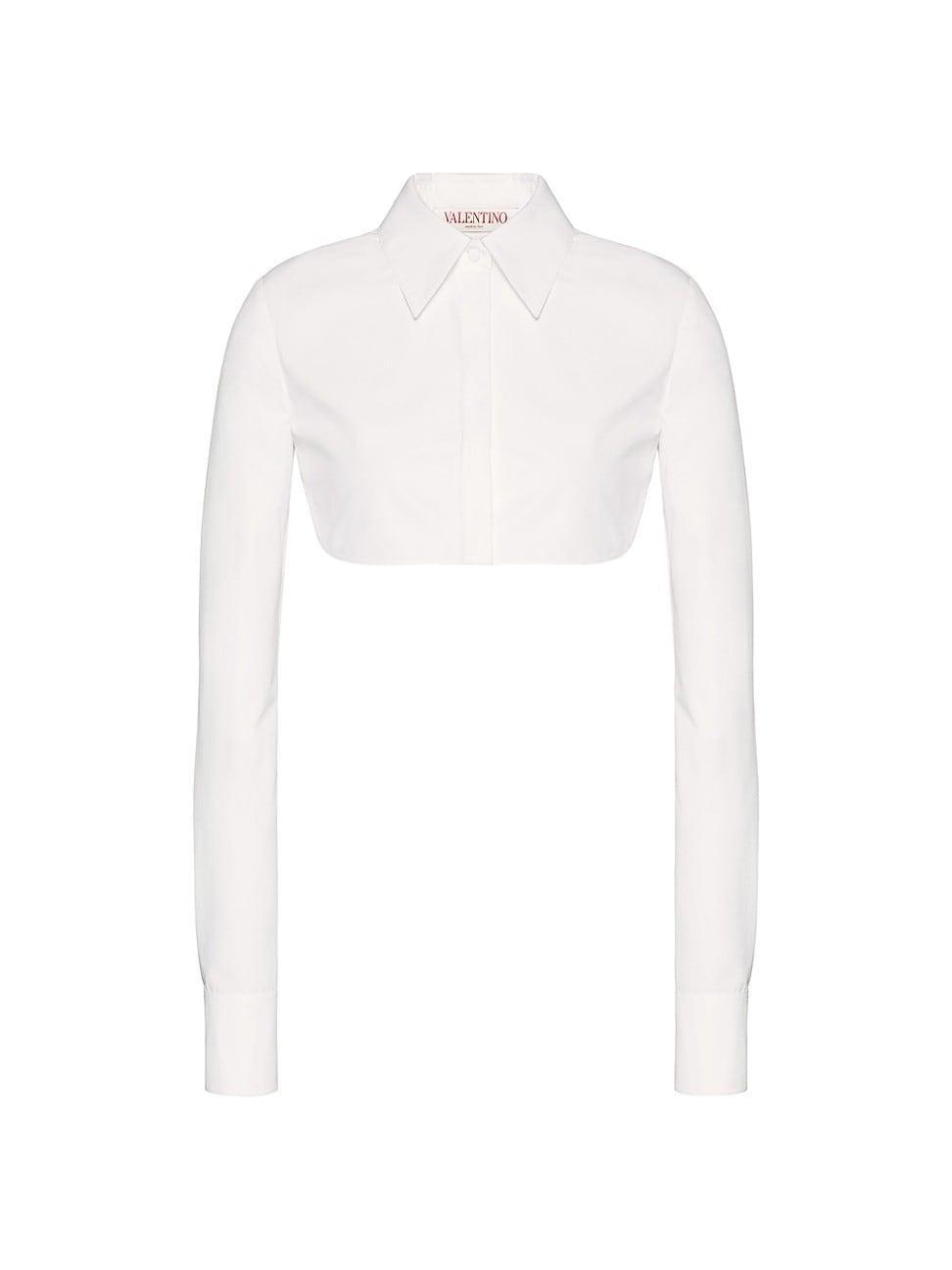 Womens Compact Poplin Blouse Product Image