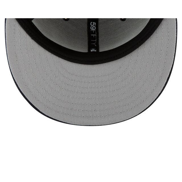 Los Angeles Dodgers Navy Basic 59FIFTY Fitted Hat Male Product Image