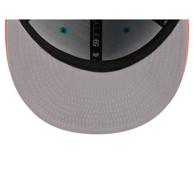 Miami Dolphins Satin 59FIFTY Fitted Hat Male Product Image