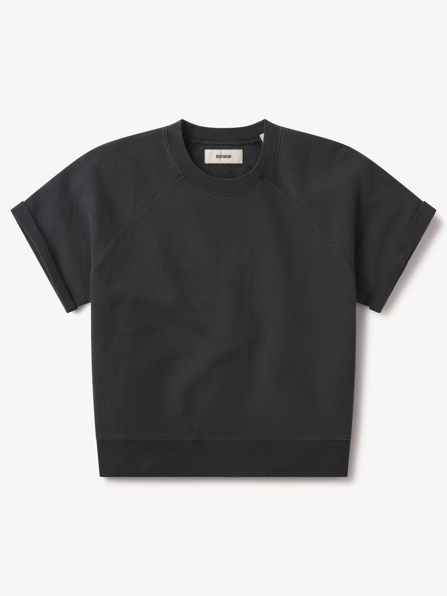 Soft Black Venice Wash Vintage Interloop S/S Crew Product Image